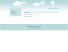 Tablet Screenshot of clarissaryan.com